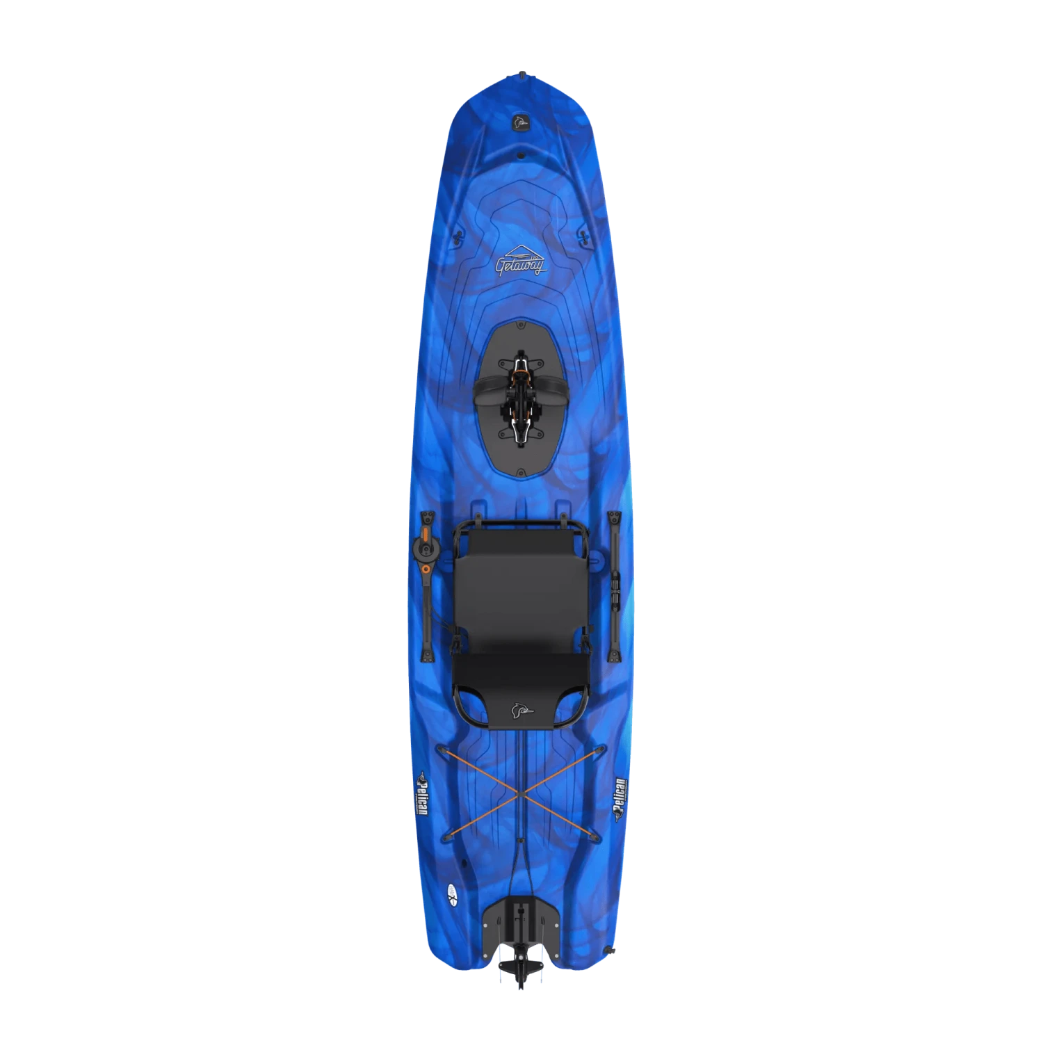 Pelican Getaway 110 HDII Recreational Pedal Kayak 2 Pelican Getaway 110 HDII Recreational Pedal Kayak - Image 2