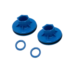 Pelican Pedal Boat Wheel Bushings In Azure Blue - Pack Of 2